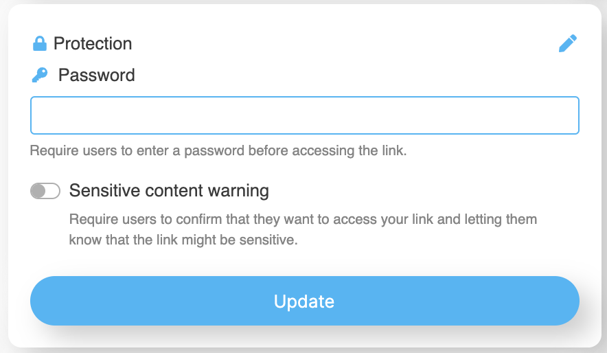 linkbosspro biolink password page protection
