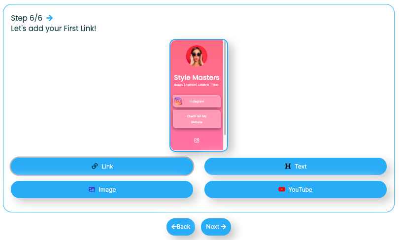 LinkBossPro custom template add a link to your page