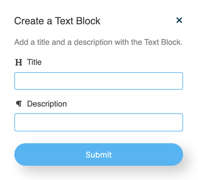LinkBossPro add text to Biolink Page input box image