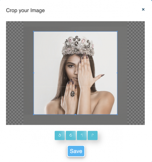 LinkBossPro add profile picture to your biolink page crop tool template