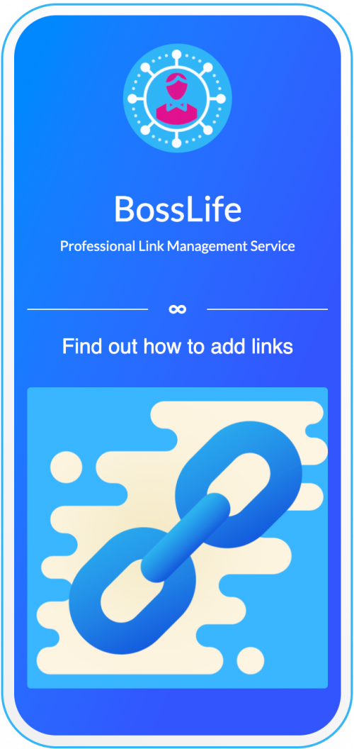 LinkBossPro add an image to your Biolink page example