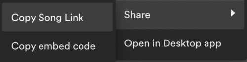 LinkBossPro add your spotify link to your Biolink page copy spotify url image